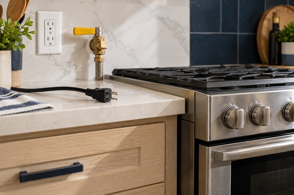 Gas range burners — stop use if continued operation may be unsafe